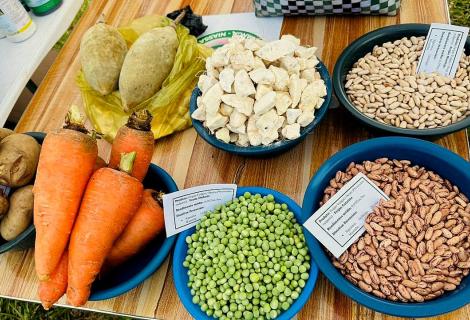 GRUPOS DE POUPANÇA DO PROJECTO PREVENÇÃO DO EXTREMISMO VIOLENTO EXPÕEM E COMERCIALIZAM PRODUTOS NA FEIRA DE EMPREGO EM LICHINGA