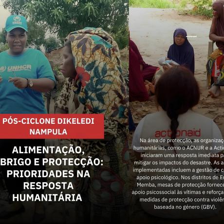 RESPOSTA HUMANITÁRIA PÓS-CICLONE DIKELEDI EM NAMPULA